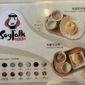 SoyTalk - Menu - Desserts Near Me - Richmond, British Columbia