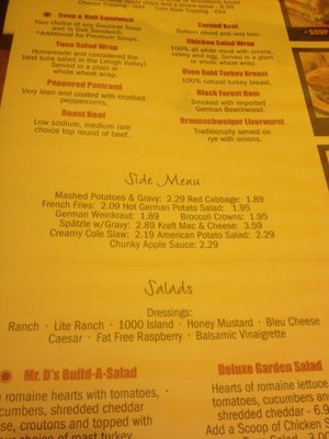 Menu photo 4 Dunderbak's Market Cafe Whitehall, PA
