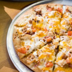 Mac Daddy's - Chicken Bacon Ranch pizza, perfect for a bowling snack.