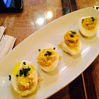 BREW'd Craft Pub - Truffle Dungeness crab deviled eggs... Addicting - Gastropubs Near Me - Honolulu, Hawaii BREW'd Craft Pub - Truffle Dungeness crab deviled eggs... Addicting - Gastropubs Near Me - Honolulu, Hawaii