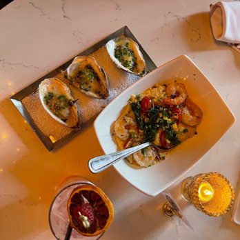 Bootleg Special - Grilled Oysters  Shrimp n Grits - Cajun/Creole Near Me - Boston, Massachusetts