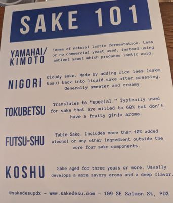 Menu photo 4 Sake Desu Portland, OR