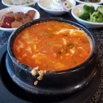 Stone Korean Restaurant - Seafood soft tofu stew - Korean Near Me - Redmond, Washington Stone Korean Restaurant - Seafood soft tofu stew - Korean Near Me - Redmond, Washington