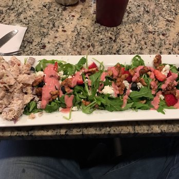 Big Bear Bistro - Arugula salad with a scoop of chicken! Yum! - Breakfast & Brunch Near Me - Vail, Colorado