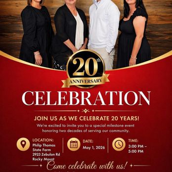 Philip Thomas - State Farm Insurance Agent - Come Celebrate with us! - Home & Rental Insurance Near Me - Rocky Mount, North Carolina Philip Thomas - State Farm Insurance Agent - Come Celebrate with us! - Home & Rental Insurance Near Me - Rocky Mount, North Carolina