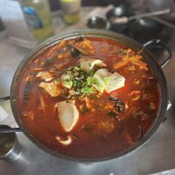 Nangman Pocha - Seafood tofu stew