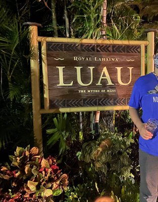 Myths of Maui luau by null