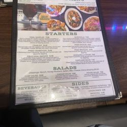 The Goal Sports Bar - Menu