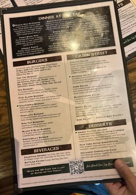 Menu photo 1 The Oxford Tap Oxford, MI