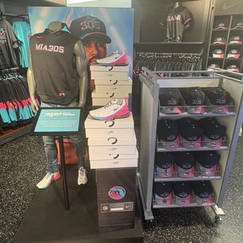New Era Team Store - City Connect Display - Sporting Goods Near Me - Miami, Florida New Era Team Store - City Connect Display - Sporting Goods Near Me - Miami, Florida