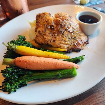 Yard House - Whiskey Glazed Salmon - New American Near Me - Elk Grove, California Yard House - Whiskey Glazed Salmon - New American Near Me - Elk Grove, California