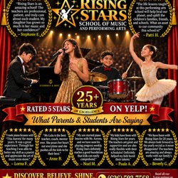 Rising Stars Performing Arts - REACH FOR THE STARS AT RISING STARS IN WALNUT, CA.