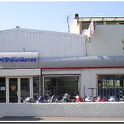 Rafale Motos - La façade du magasin