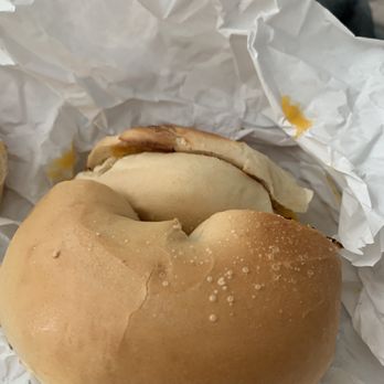 HB Bagels & Cafe - This was an egg bagel, looks like a plain bafel. - Bagels Near Me - Huntington Beach, California
