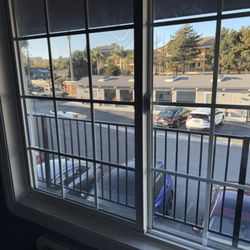 Surf City Inn & Suites - View from top floor looking out to indoor pool (Room 211)