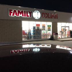 Family Dollar - The front of the store.