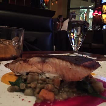 Max Downtown - Salmon was cooked to perfection. I didn't even have to tell them "medium rare!" - Bars Near Me - Hartford, Connecticut Max Downtown - Salmon was cooked to perfection. I didn't even have to tell them "medium rare!" - Bars Near Me - Hartford, Connecticut