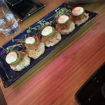 Ten Sushi Cocktail Bar - CRISPY RICE - Asian Fusion Near Me - Irvine, California