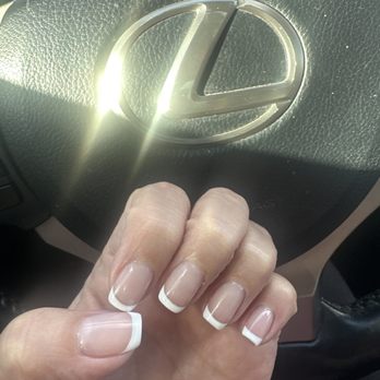 Winchester Nails - Perfectly lined up French tip!!! - Nail Salons Near Me - San Jose, California Winchester Nails - Perfectly lined up French tip!!! - Nail Salons Near Me - San Jose, California