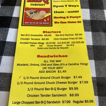 Old South Bar-B-Q-Co - Menu front April 6, 2024 - Barbeque Near Me - North Myrtle Beach, South Carolina Old South Bar-B-Q-Co - Menu front April 6, 2024 - Barbeque Near Me - North Myrtle Beach, South Carolina