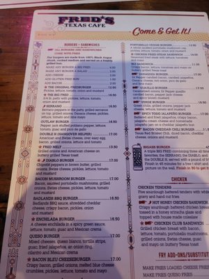 Fred's Texas Cafe - Western Center by null