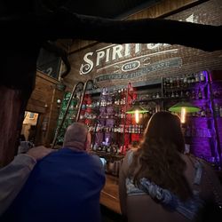 Raleigh Beer Garden - Mixed drinks separate at the ground floor front of building