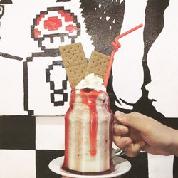 Diner On 16th - Strawberry cheesecake milkshake