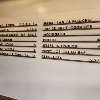 Mochi Cones - Menu board as of July 2025 - Ice Cream & Frozen Yogurt Near Me - Troutdale, Oregon