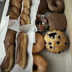A & A Donuts - Dozen : minus 1 muffin I couldn't wait any longer.