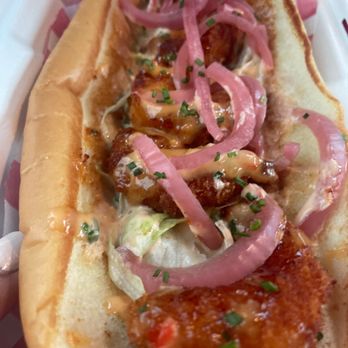Chen Chens - Bang bang Shrimp po'boy... delish! - Chicken Shop Near Me - Toronto, Ontario
