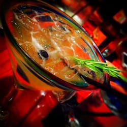 Paradise Margarita - Antojitos' take on a Moscow Mule with tequila!