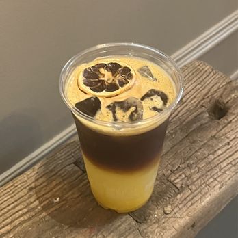Cafe 23 - Iced Orange Espresso Tonic (for Summer 2023) - Coffee & Tea Near Me - Toronto, Ontario