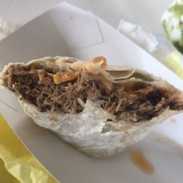 Shredded Beef Burrito
