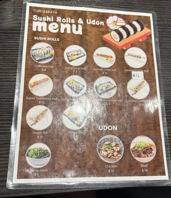 Menu photo 2 Tori Izakaya Pleasanton, CA Menu photo 2 Tori Izakaya Pleasanton, CA