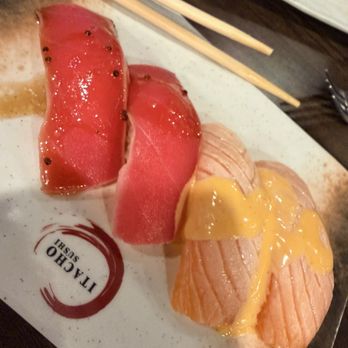 Itacho Sushi - Seared Tuna & Seared Salmon Nigiri - Japanese Near Me - San Diego, California Itacho Sushi - Seared Tuna & Seared Salmon Nigiri - Japanese Near Me - San Diego, California