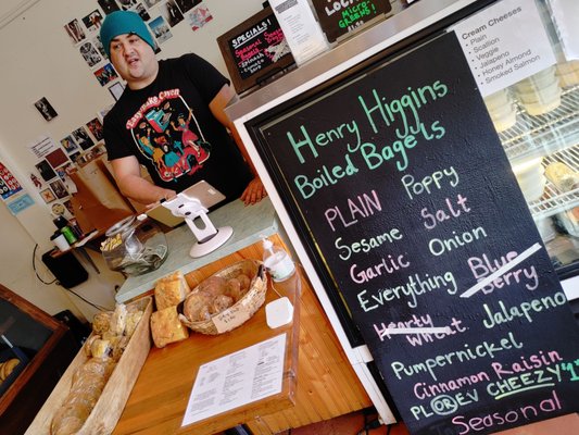 Henry Higgins Boiled Bagels by null