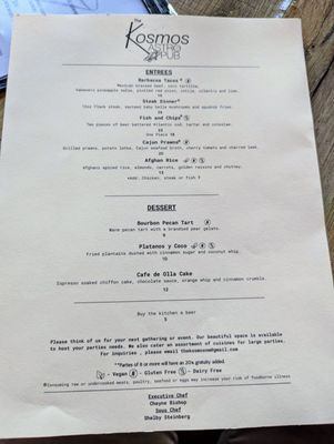 Menu photo 7 The Kosmos Albuquerque, NM