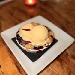 Blueberry cobbler