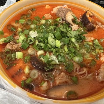 Shabu Spot - Creamy tomato (added fresh cilantro and green onions) - Hot Pot Near Me - San Diego, California Shabu Spot - Creamy tomato (added fresh cilantro and green onions) - Hot Pot Near Me - San Diego, California