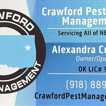 Crawford Pest Management - Pest Control Near Me - Oktaha, Oklahoma Crawford Pest Management - Pest Control Near Me - Oktaha, Oklahoma