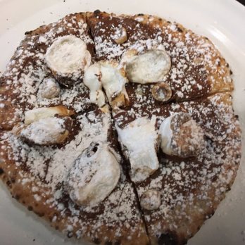 Double Zero Pizza - Nutella pie with ooey gooey marshmallows that make you go mmmmmm - Pizza Near Me - Fairfield, New Jersey Double Zero Pizza - Nutella pie with ooey gooey marshmallows that make you go mmmmmm - Pizza Near Me - Fairfield, New Jersey