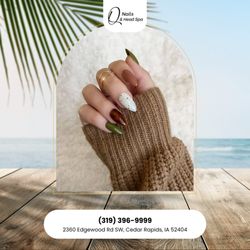 Q Nails & Spa - A Little Sparkle Goes a Long Way 
Glow up your nails, glow up your mood.
 Book your pampering today!