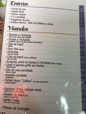 Menu photo 2 Restaurant Le Couvige Rallye Clermont Ferrand, 63
