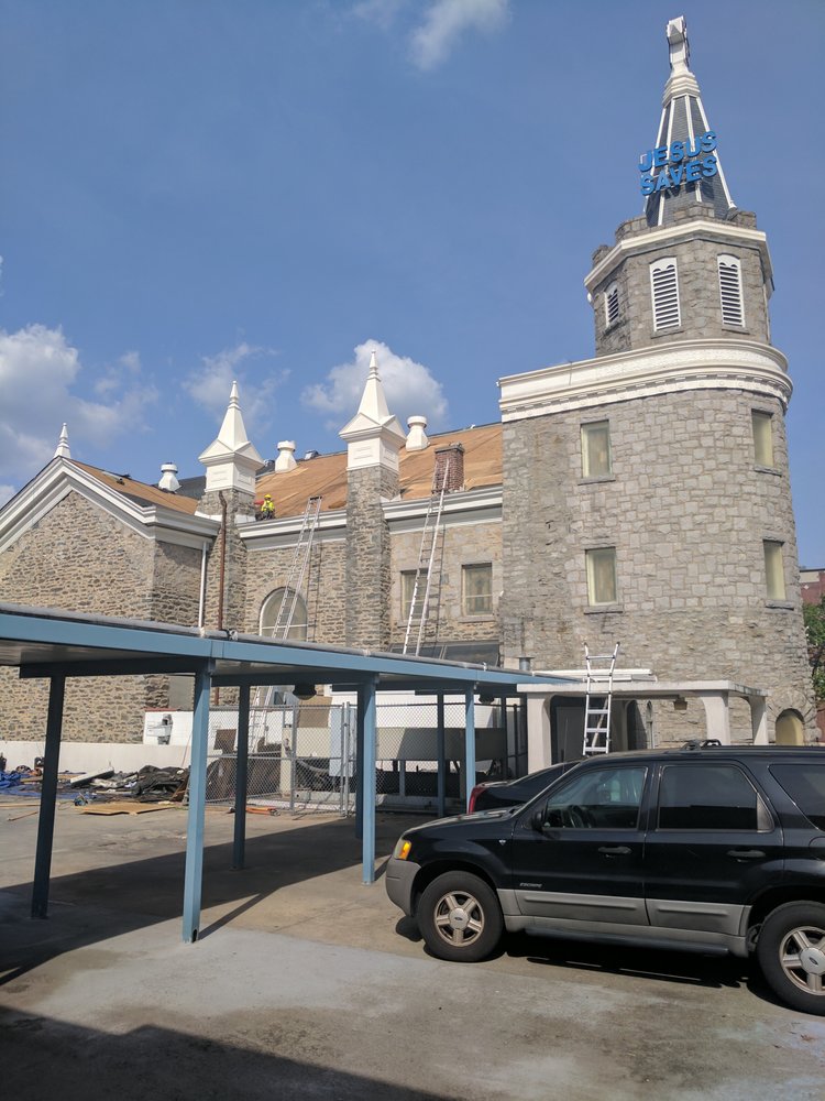 Slide of Rocky The Roofer