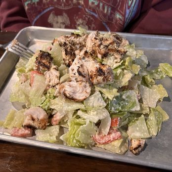 Evergreen Social Whiskey & BoardGame Tavern - Chicken ceasar salad - Whiskey Bars Near Me - Evergreen Park, Illinois