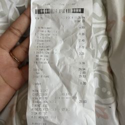 McDonald's - My refund receipt.