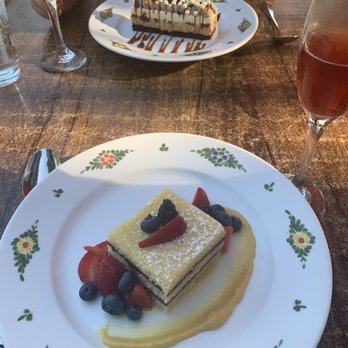 Osteria Morini - Restaurant week: lemon cake and chocolate cake - Italian Near Me - Washington, DC, District of Columbia Osteria Morini - Restaurant week: lemon cake and chocolate cake - Italian Near Me - Washington, DC, District of Columbia