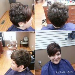 Shear Techniques Salon and Permanent Makeup - Short haircut done by Lindsey