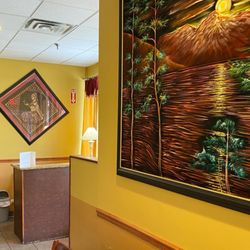 Aroma Fine Indian Cuisine - The inside