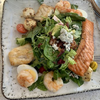 Poseidon on the Beach - Seafood Cobb Salad. - Seafood Near Me - Del Mar, California Poseidon on the Beach - Seafood Cobb Salad. - Seafood Near Me - Del Mar, California